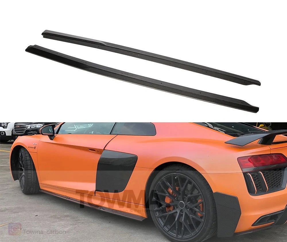 Audi R8 V10 Carbon side skirt - #towmaperformanceparts#