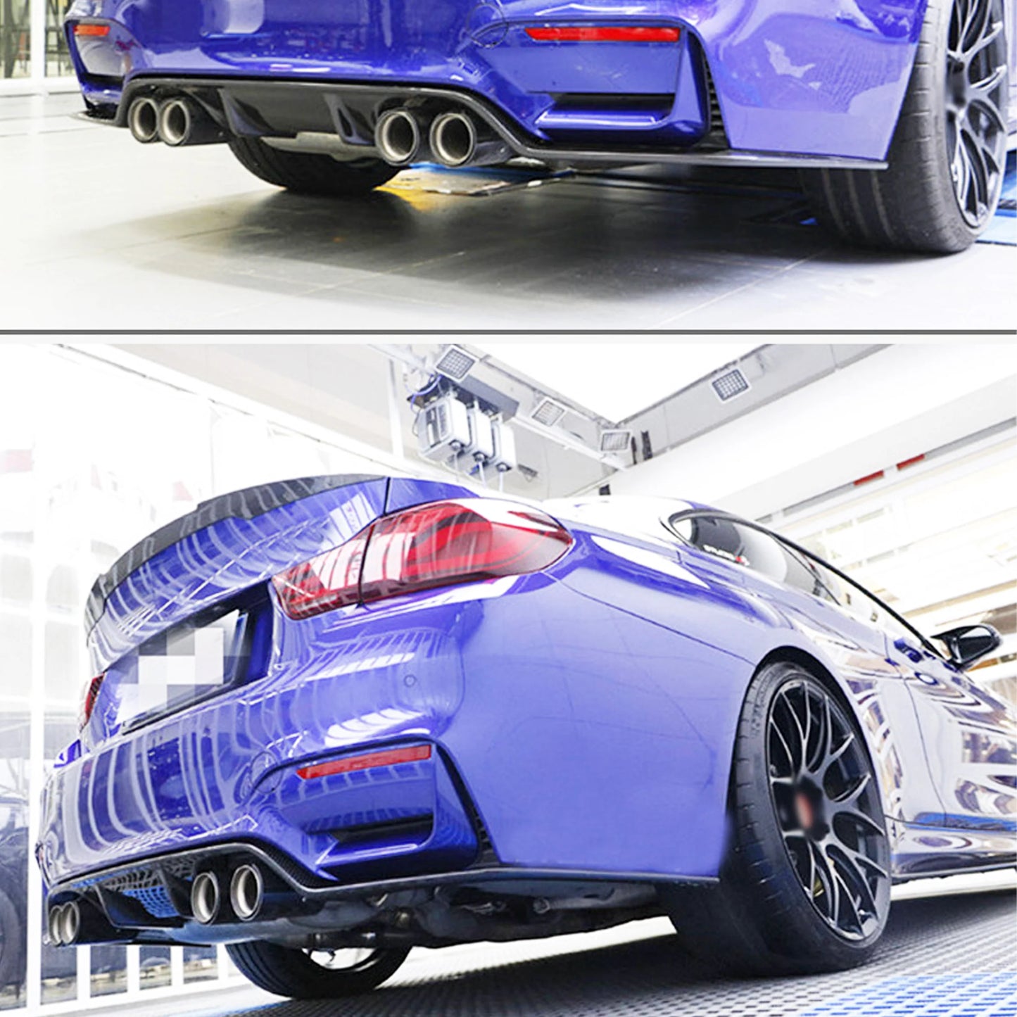 BMW M3/M4 F80F82/F83 3D-Diffusor aus Kohlefaser