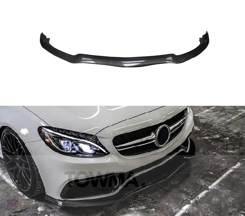 Mercedes-Benz C63 AMG W205 Carbon voorlip - #towmaperformanceparts#