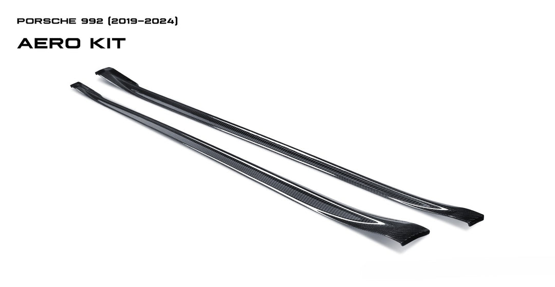 Porsche 911 992.1 Carrera Dry Carbon Fiber Side Skirts