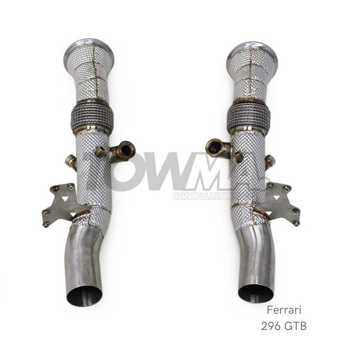 TOWMA. – Ferrari 296 GTB / GTS Downpipe & Full Exhaust System