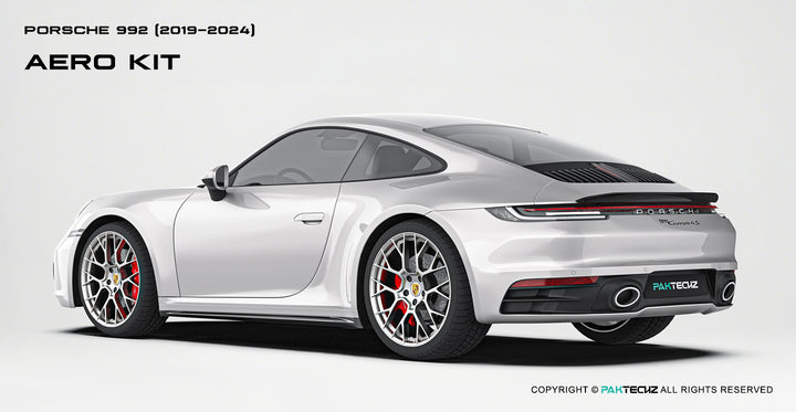 Porsche 911 992.1 Carrera Dry Carbon Fiber Side Skirts