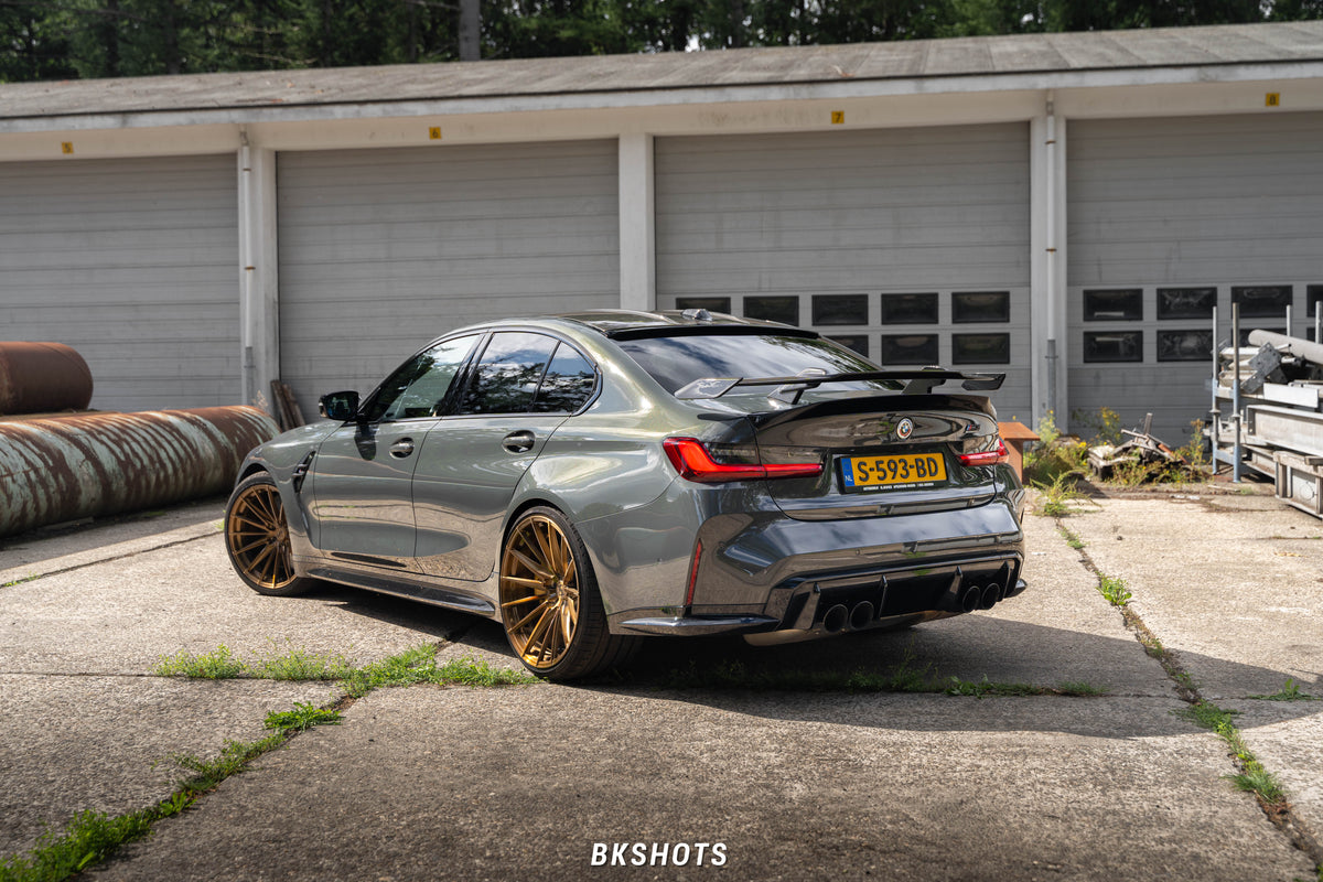BMW M3 G80 / M4 G82 GT wing M Performance Style in prepreg carbon, afbeelding 4