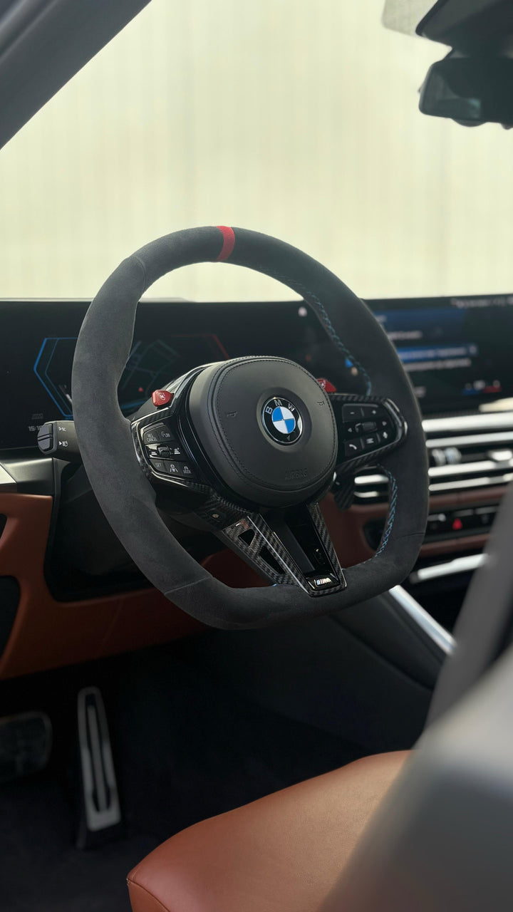 BMW GXX LCI Alcantara Flat Bottom Custom Stuurwiel | Volledig Personaliseerbaar