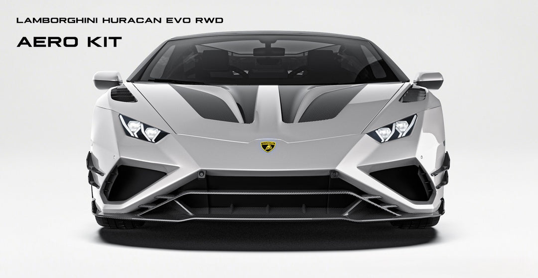 Lamborghini Huracan EVO Prepreg Carbon Fiber Front Canards