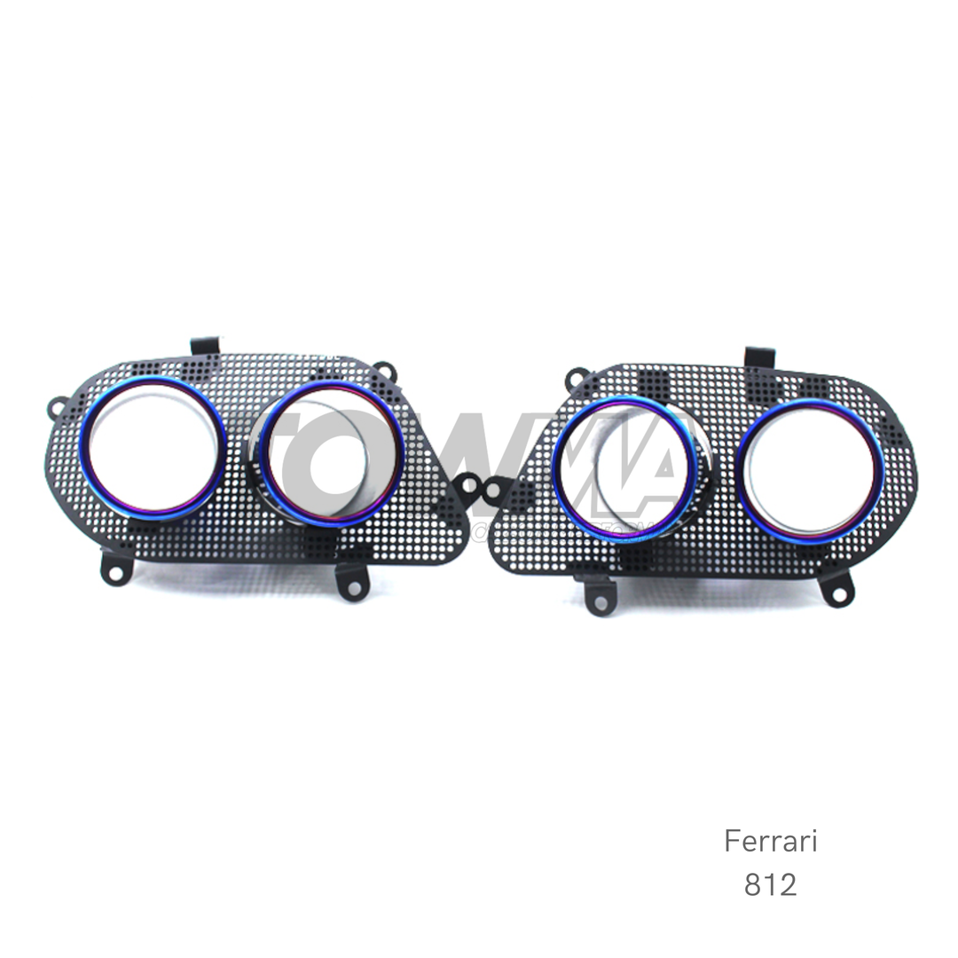 TOWMA. – Ferrari 812 Titanium Exhaust Tips