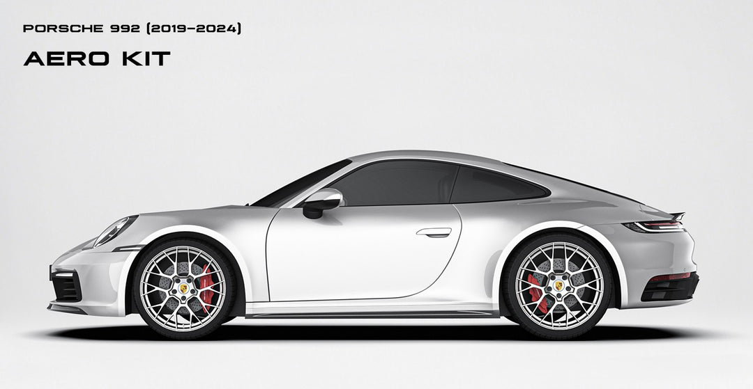 Porsche 911 992.1 Carrera Dry Carbon Fiber Side Skirts