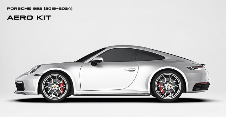 Porsche 911 992.1 Carrera Dry Carbon Fiber Side Skirts