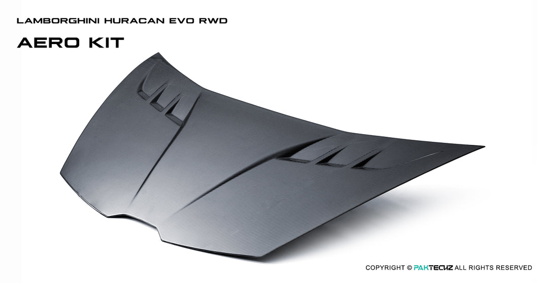 Lamborghini Huracan EVO Prepreg Carbon Fiber Hood Ver.2