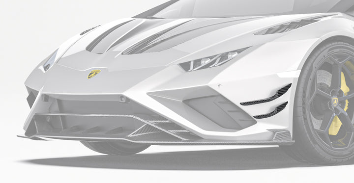 Lamborghini Huracan EVO Prepreg Carbon Fiber Front Canards