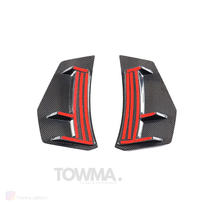 Audi R8 V10 Carbon achterbumper canards - #towmaperformanceparts#