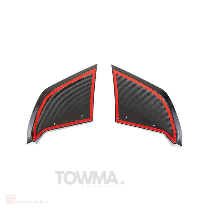 Audi R8 V10 Carbon achterbumper splitter - #towmaperformanceparts#