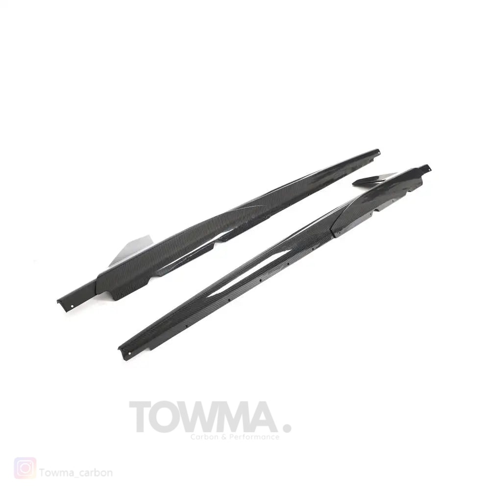 Audi R8 V10 Facelift carbon side skirts - #towmaperformanceparts#