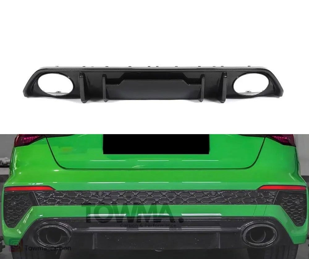 Audi RS3 8Y Sedan Carbon diffuser - #towmaperformanceparts#