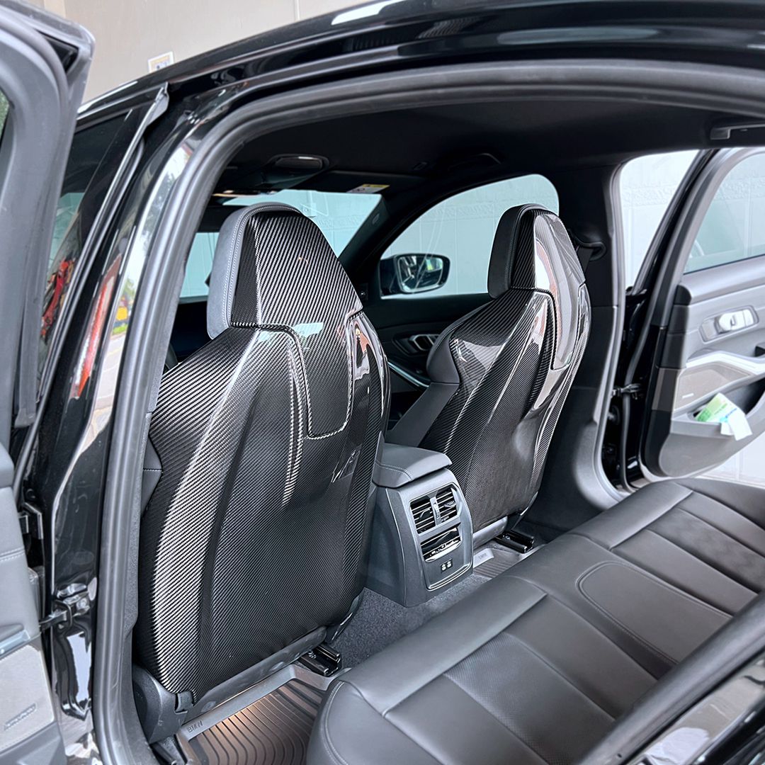 BMW G80/G81/G82/G83/F91/F92/F93/F97/F98/G42 Prepreg Carbon Seat Back Cover