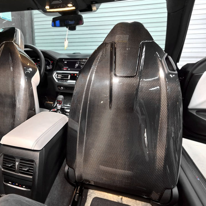 BMW G80/G81/G82/G83/F91/F92/F93/F97/F98/G42 Prepreg Carbon Seat Back Cover
