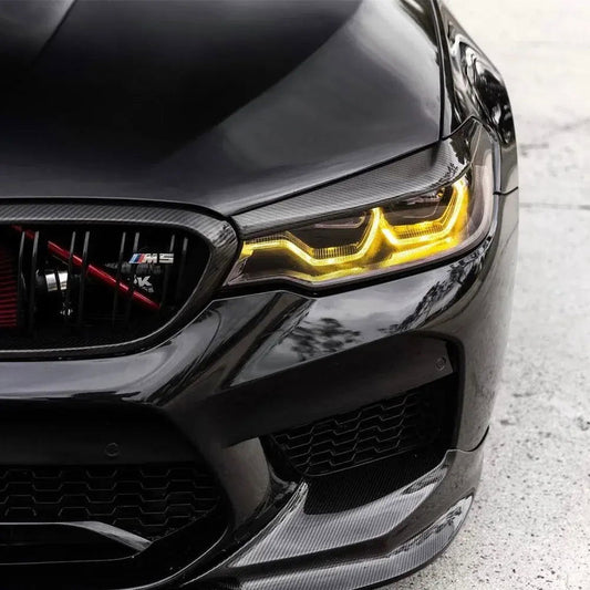 BMW 5 Serie / M5 F90 gele CSL DRL angel eyes - #towmaperformanceparts#