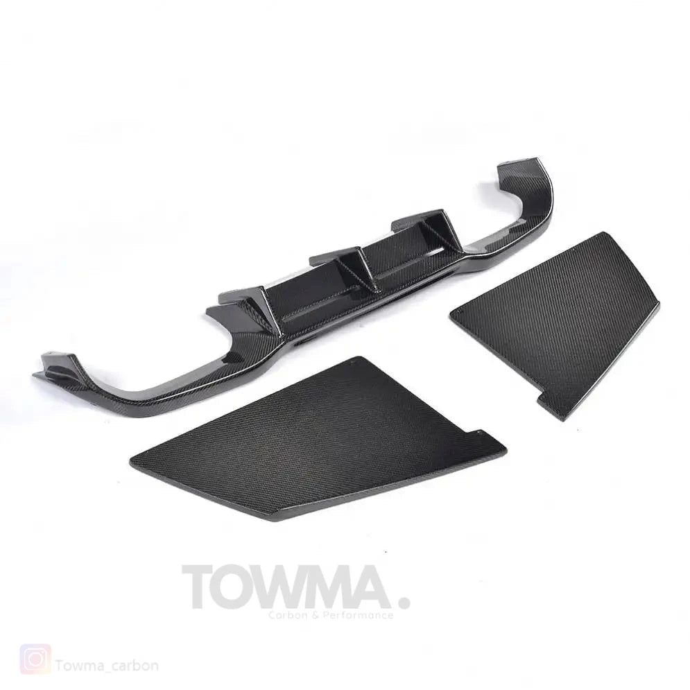 BMW M2 F87 Carbon Diffuser - #towmaperformanceparts#