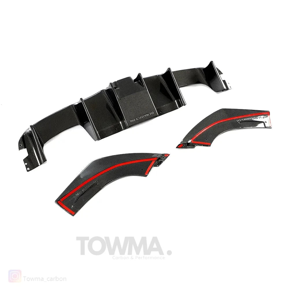 BMW M2 F87 Competition Carbon Diffuser - #towmaperformanceparts#