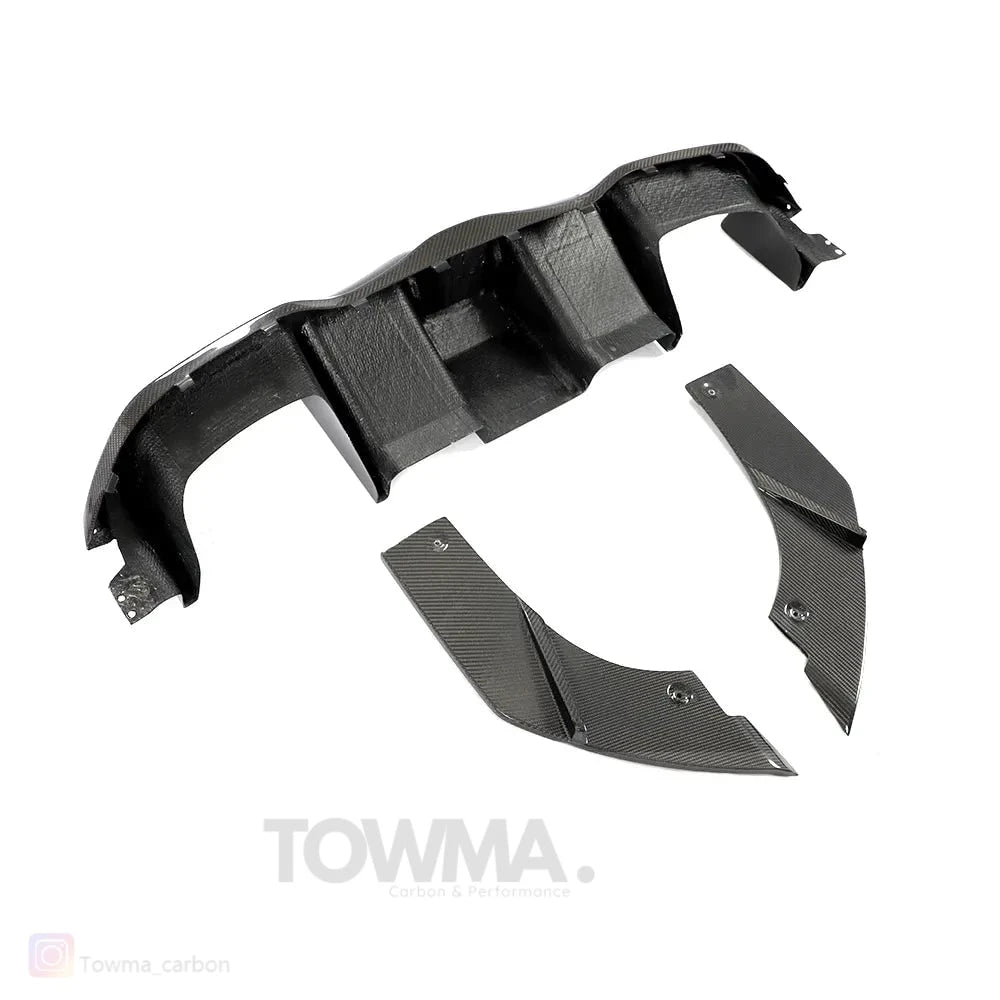 BMW M2 F87 Competition Carbon Diffuser - #towmaperformanceparts#