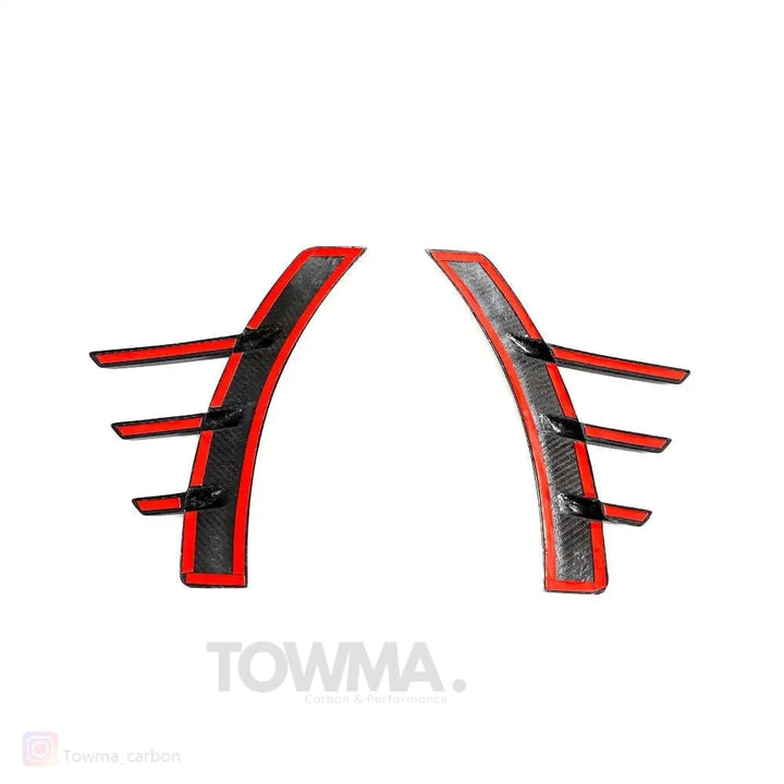 BMW M2 G87 Achterbumper Canards - #towmaperformanceparts#