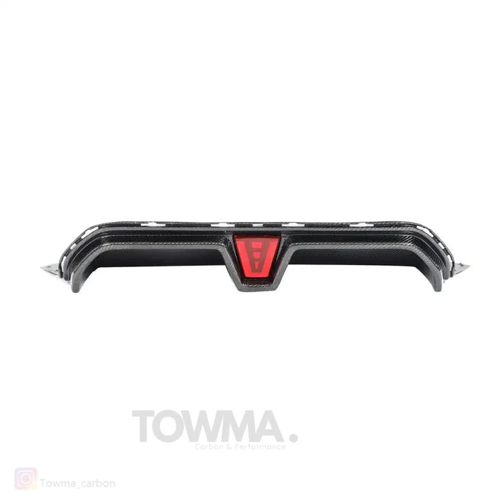 BMW M5 F90 Carbon diffuser met 3e remlicht - #towmaperformanceparts#