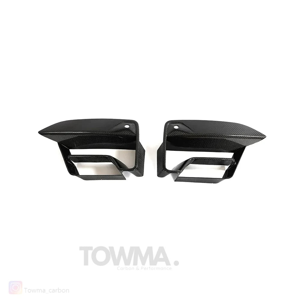 BMW M5 F90 LCI Carbon lucht happer cover - #towmaperformanceparts#