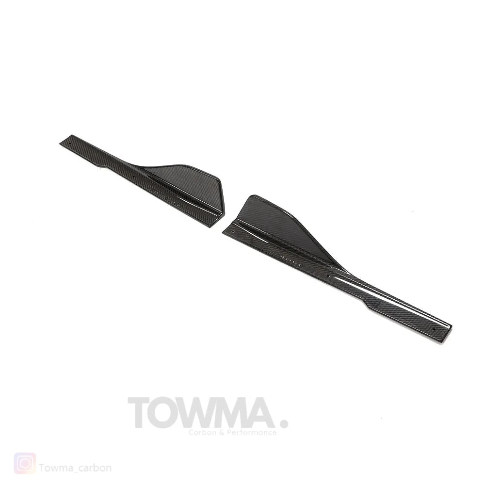 BMW M8 Carbon side skirts winglets - #towmaperformanceparts#