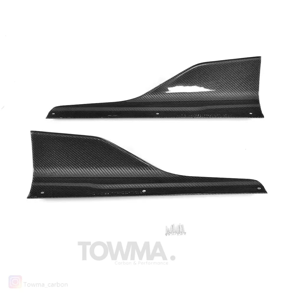 BWM M2 F87 Carbon side skirt extension - #towmaperformanceparts#