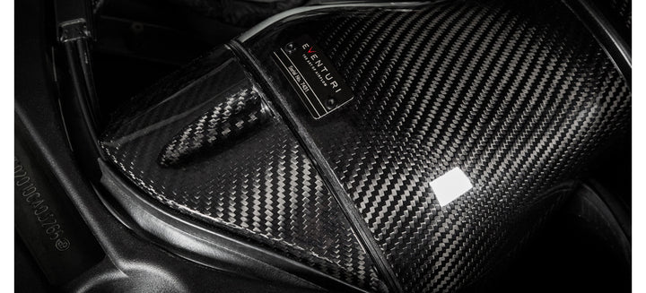 BMW F9X M5/M8 Black Carbon intake with shrouds