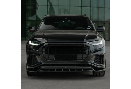 Audi Q8 S-Line & SQ8 MK1 Gloss Black front splitter