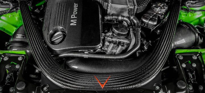 BMW F8X M3/M4 V2 Full Black Carbon intake with SEALED Carbon ducts