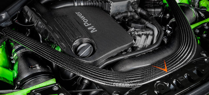 BMW F8X M3/M4 V2 Full Black Carbon intake with SEALED Carbon ducts