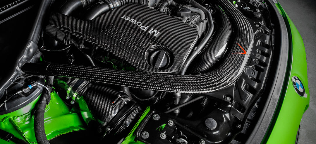 BMW F8X M3/M4 V2 Full Black Carbon intake with SEALED Carbon ducts