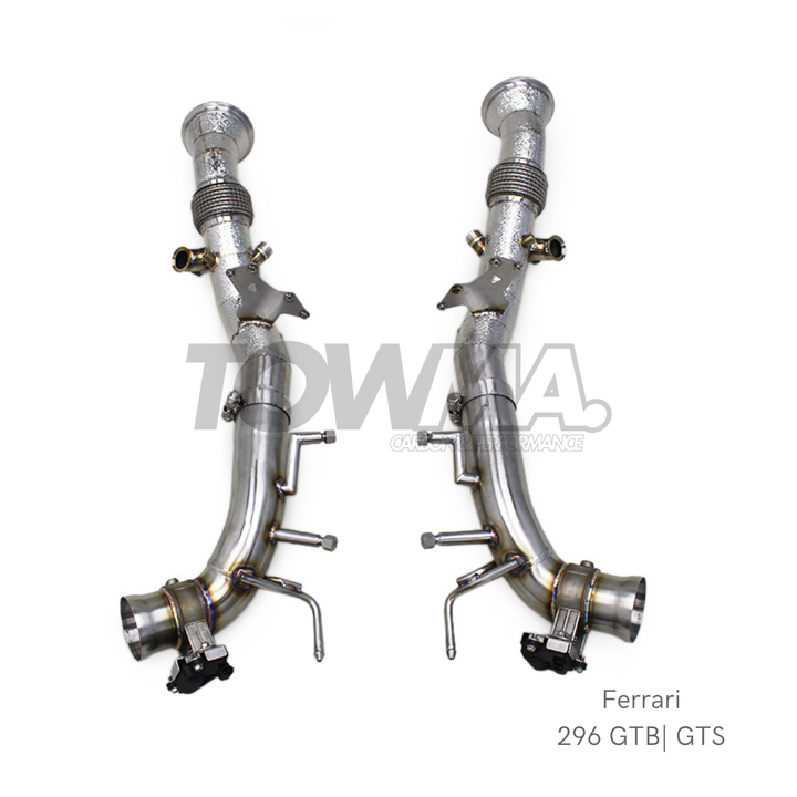 TOWMA. – Ferrari 296 GTB / GTS Downpipe & Full Exhaust System