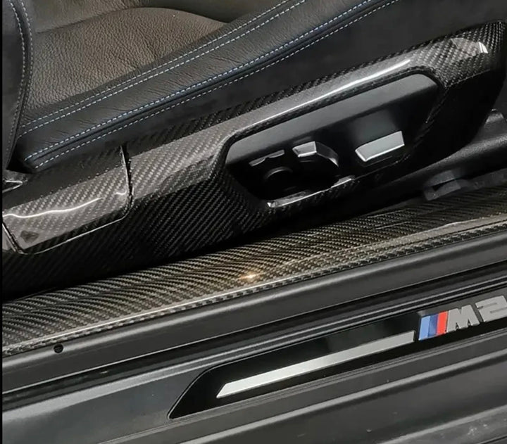 BMW 3 serie/M2/M3/M4 F80/F81/F82/F83/F87 Carbon Fiber Side Seat Cover