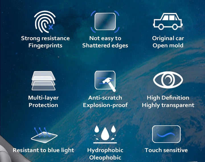 BMW BMW iDrive 8.0 Curved Navigation screen protector