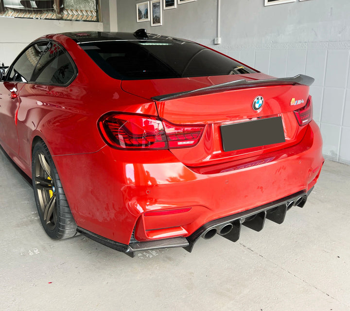 BMW M3/M4 F80/F82/F83 V Style Diffuser one pice Carbon Fiber