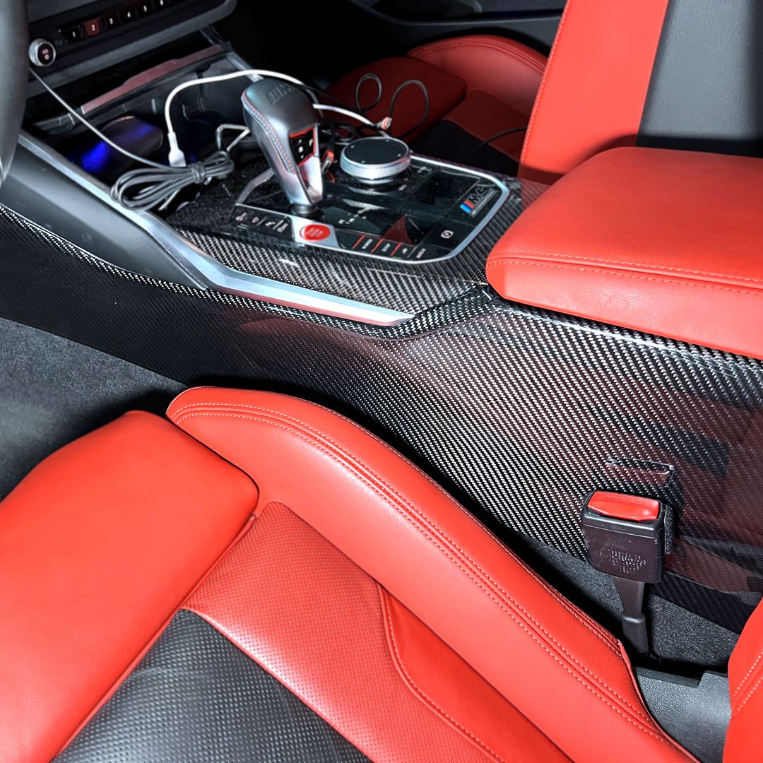 BMW M2/M3/M4 G80/G81/G82/G83G/G87 Prepreg Carbon Center Console Cover