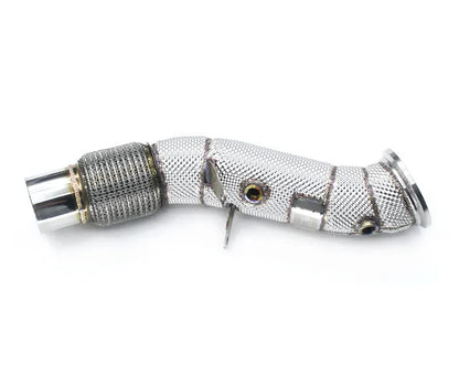 BMW B48 F&amp;G Chassis Downpipe – Konfiguration | Mit und ohne Katze