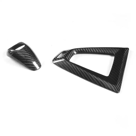 BMW M2/M3/M4 F80/F81/F82/F83/F87 Carbon Fiber Gear Surround &amp; Gear Knob Set