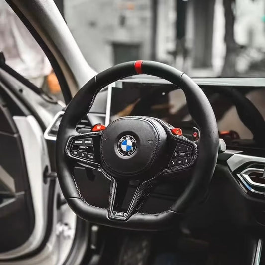 BMW GXX LCI Alcantara Flat Bottom Custom Stuurwiel | Volledig Personaliseerbaar