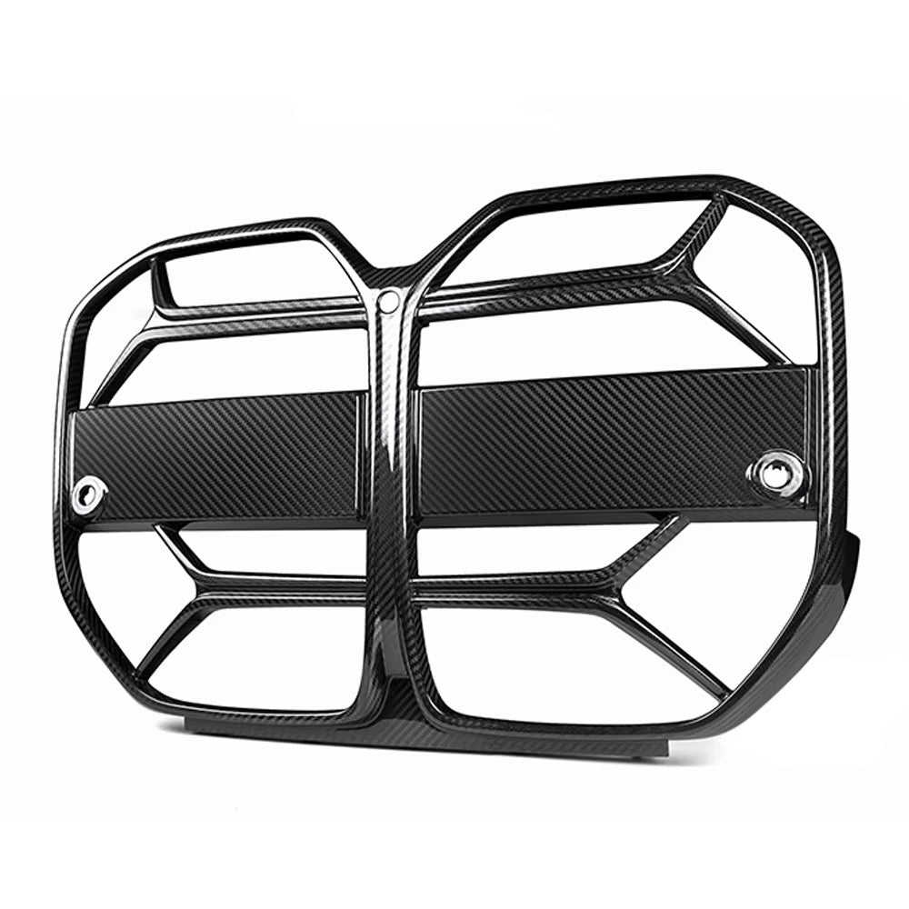 BMW 4 Serie G22 G23 grille CSL Style in carbon, afbeelding 2