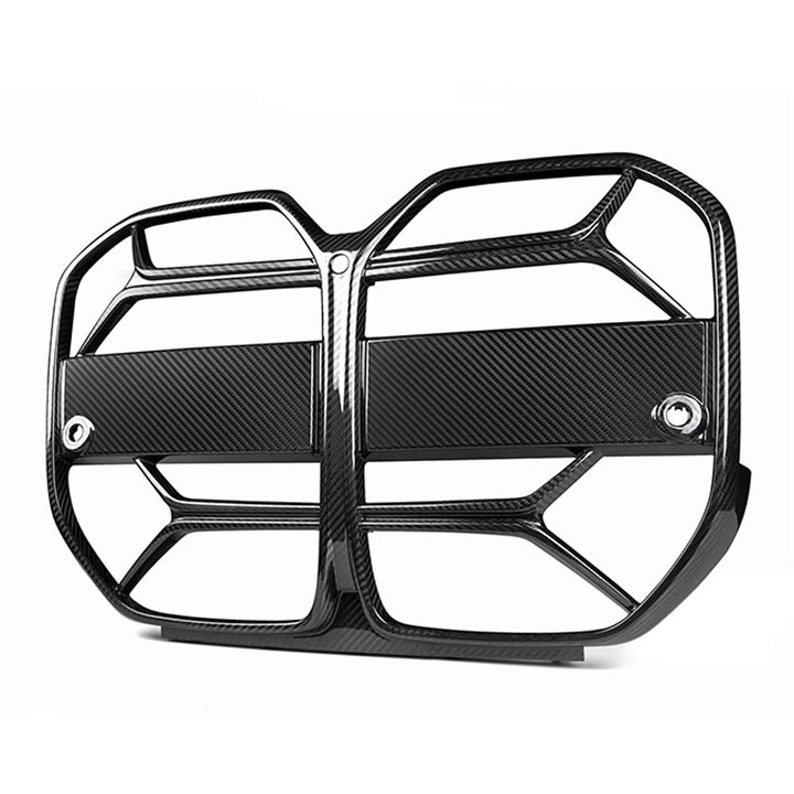 BMW 4 Serie G22 G23 grille CSL Style in carbon, afbeelding 2