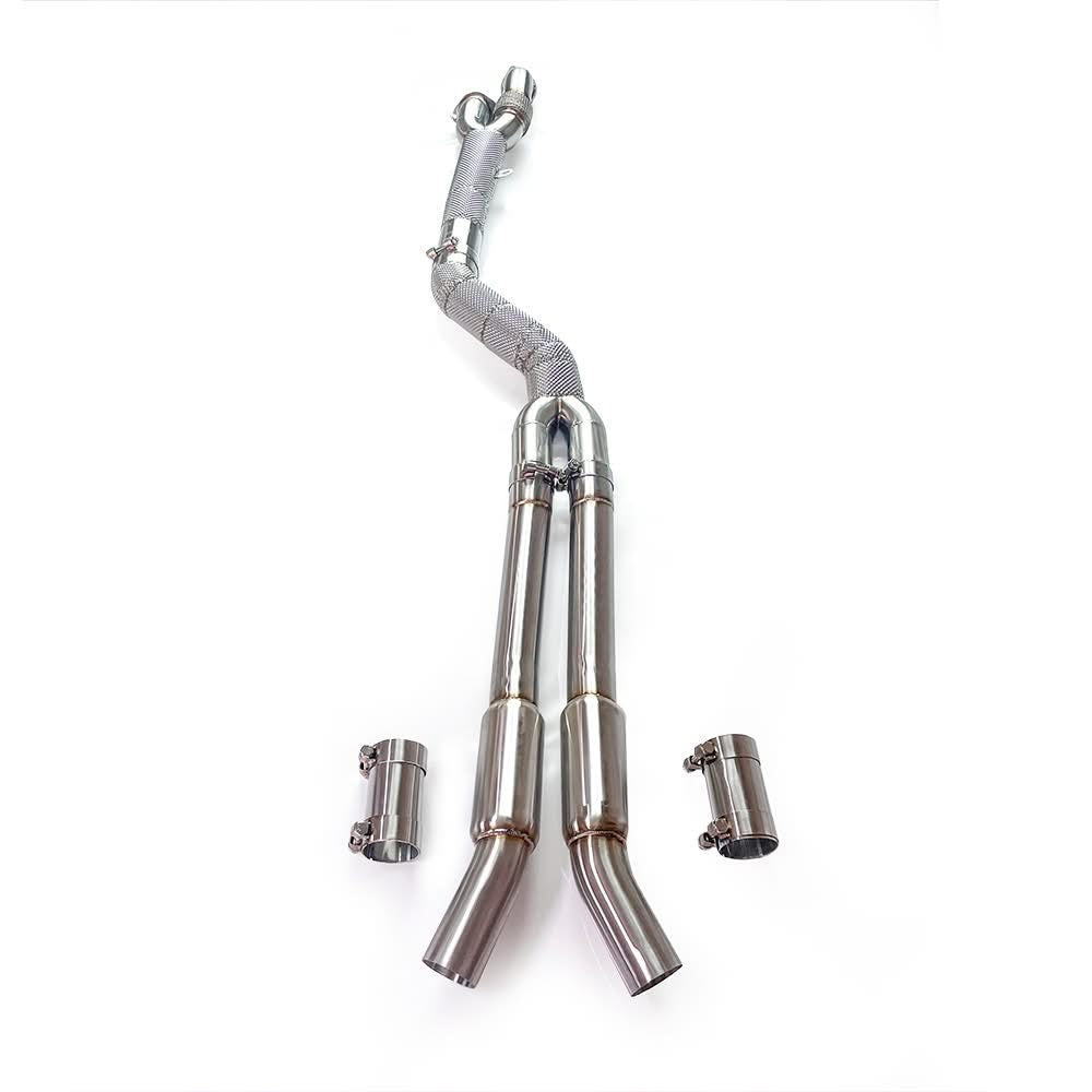 BMW M2|M3|M4 G80|G81|G82|G83|G87 Equal Length X pipe /Single Midpipe