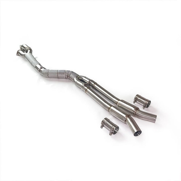 BMW M2|M3|M4 G80|G81|G82|G83|G87 Equal Length X pipe /Single Midpipe
