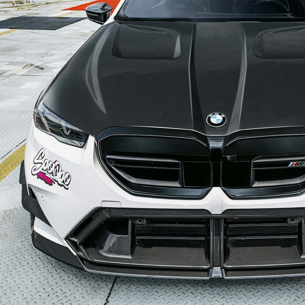TOWMA. - SOOQOO BMW M5 G90 G99 Prepreg Carbon Fiber Vented Hood