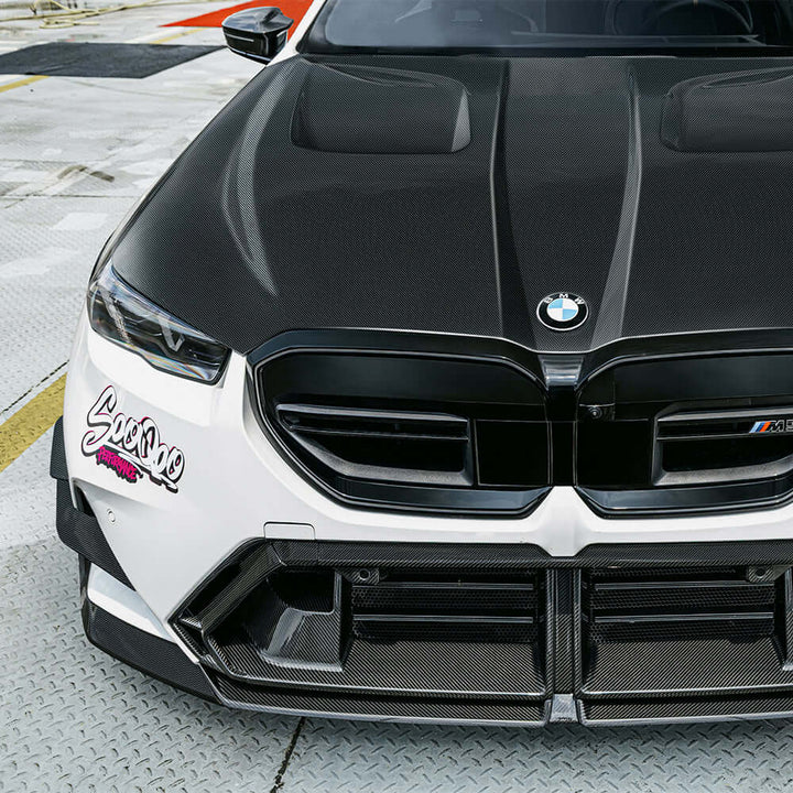 TOWMA. - SOOQOO BMW M5 G90 G99 Prepreg Carbon Fiber Vented Hood