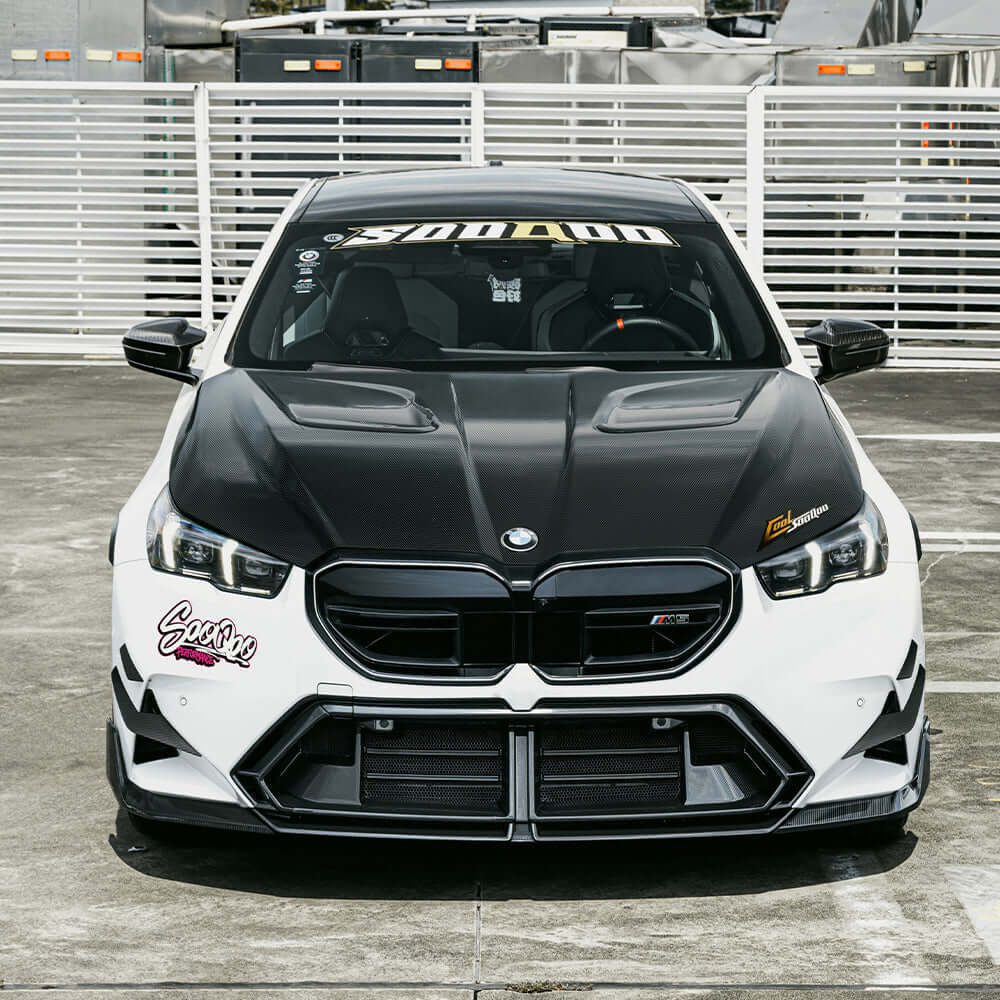 TOWMA. - SOOQOO BMW M5 G90 G99 Prepreg Carbon Fiber Vented Hood