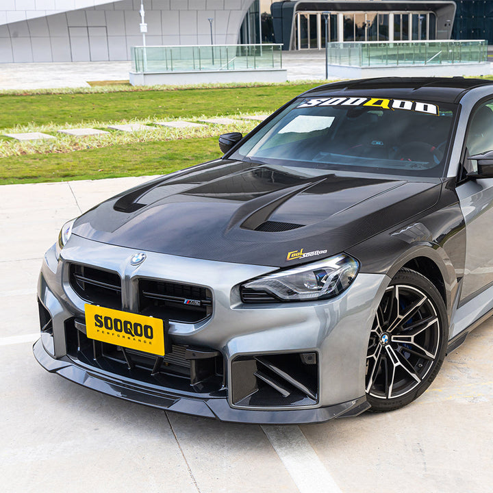 TOWMA. - SooQoo BMW M2 G87 Prepreg Carbon Fiber Vented Hood